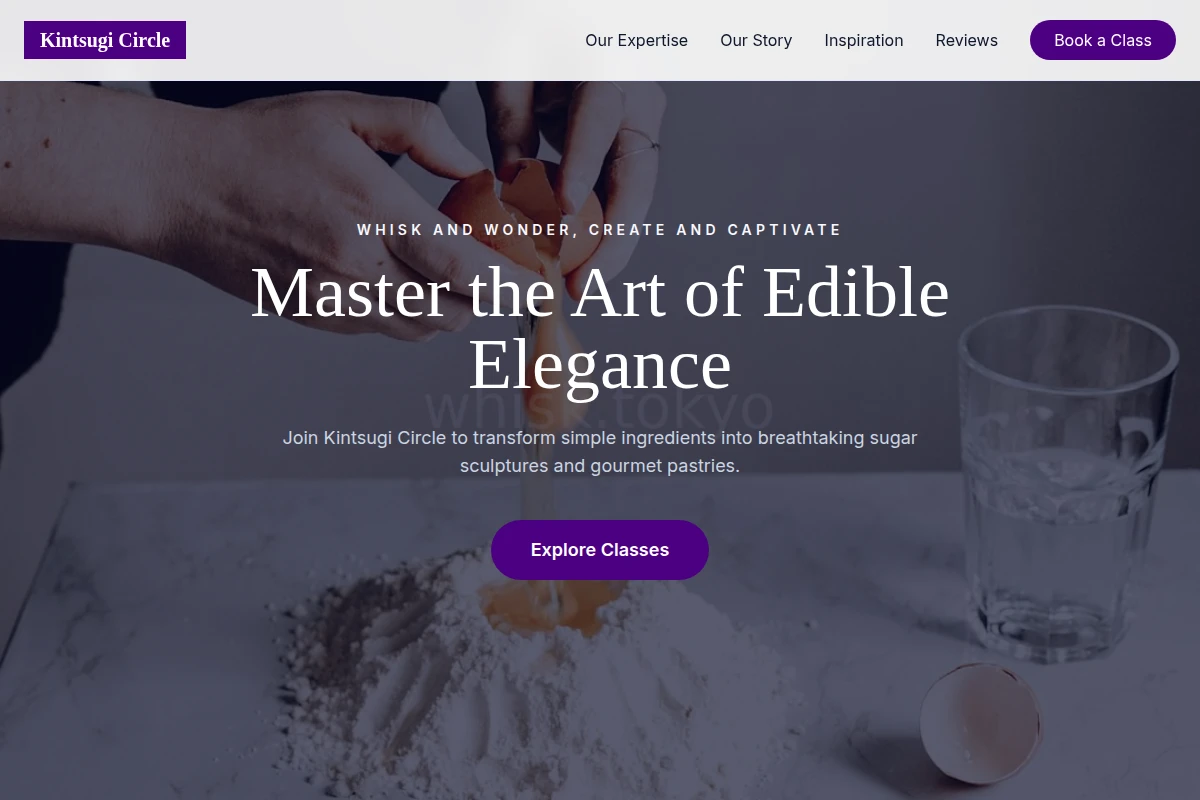 Sugar Cooking Class