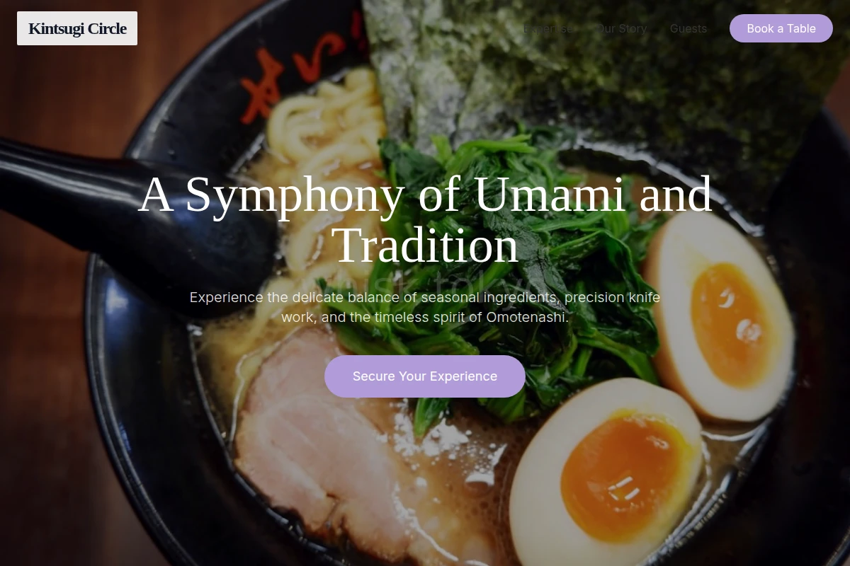 Fold Japanese Food
